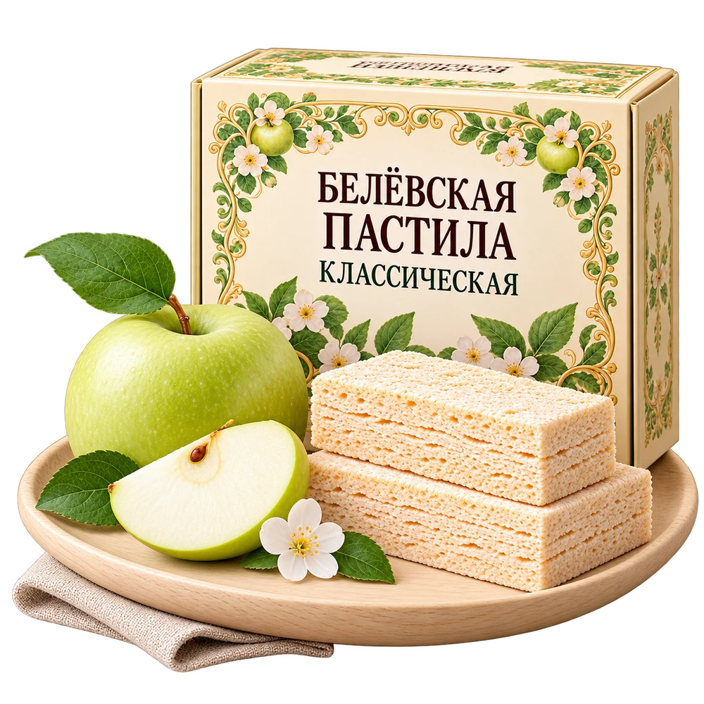 Классическая пастила с антоновкой и яблоком