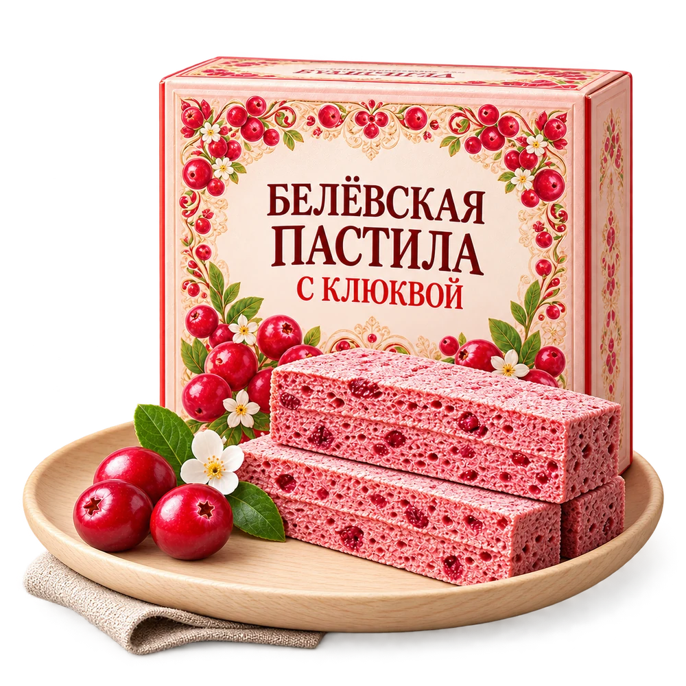 Пастила с клюквой